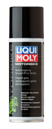 Смазка для цепи мотоцикла Motoorrad Kettenspray Grand Prix зеленая 200мл Liqui Moly